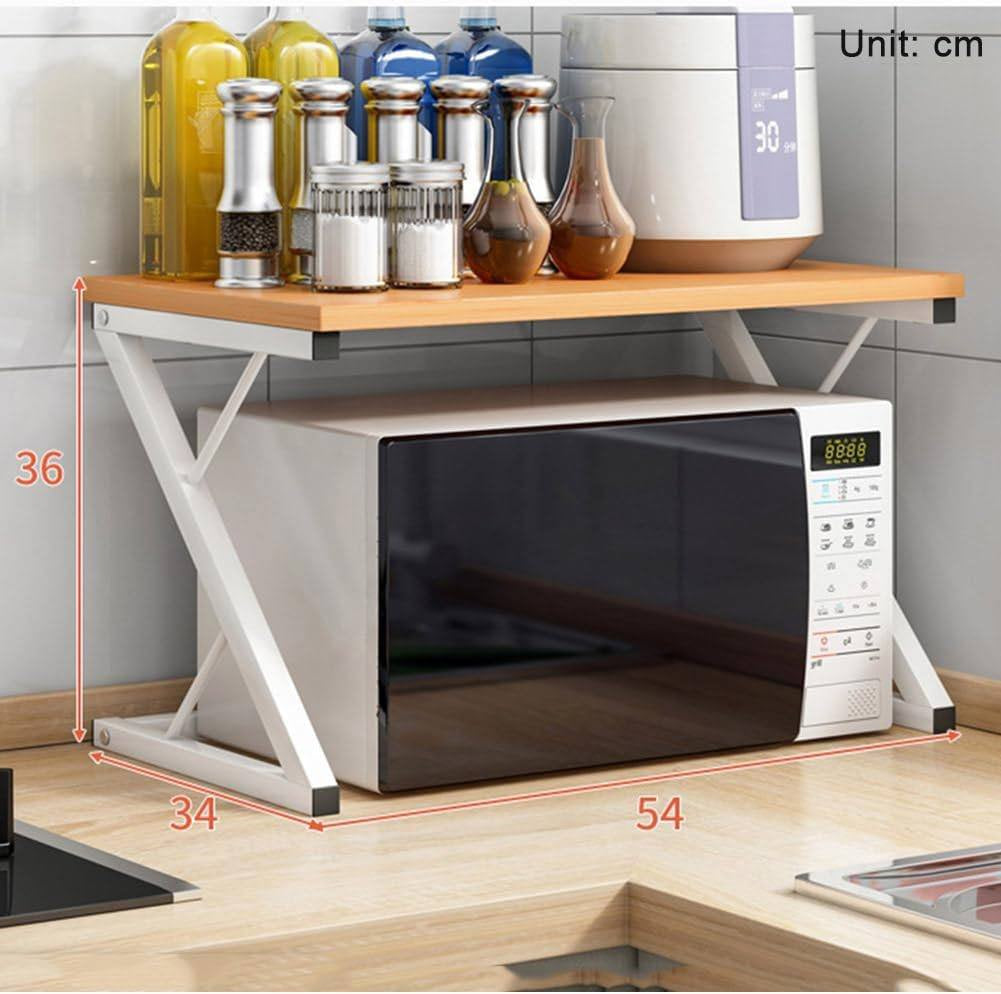 Étagère de Rangement pour Micro-ondes - Design Scandinave