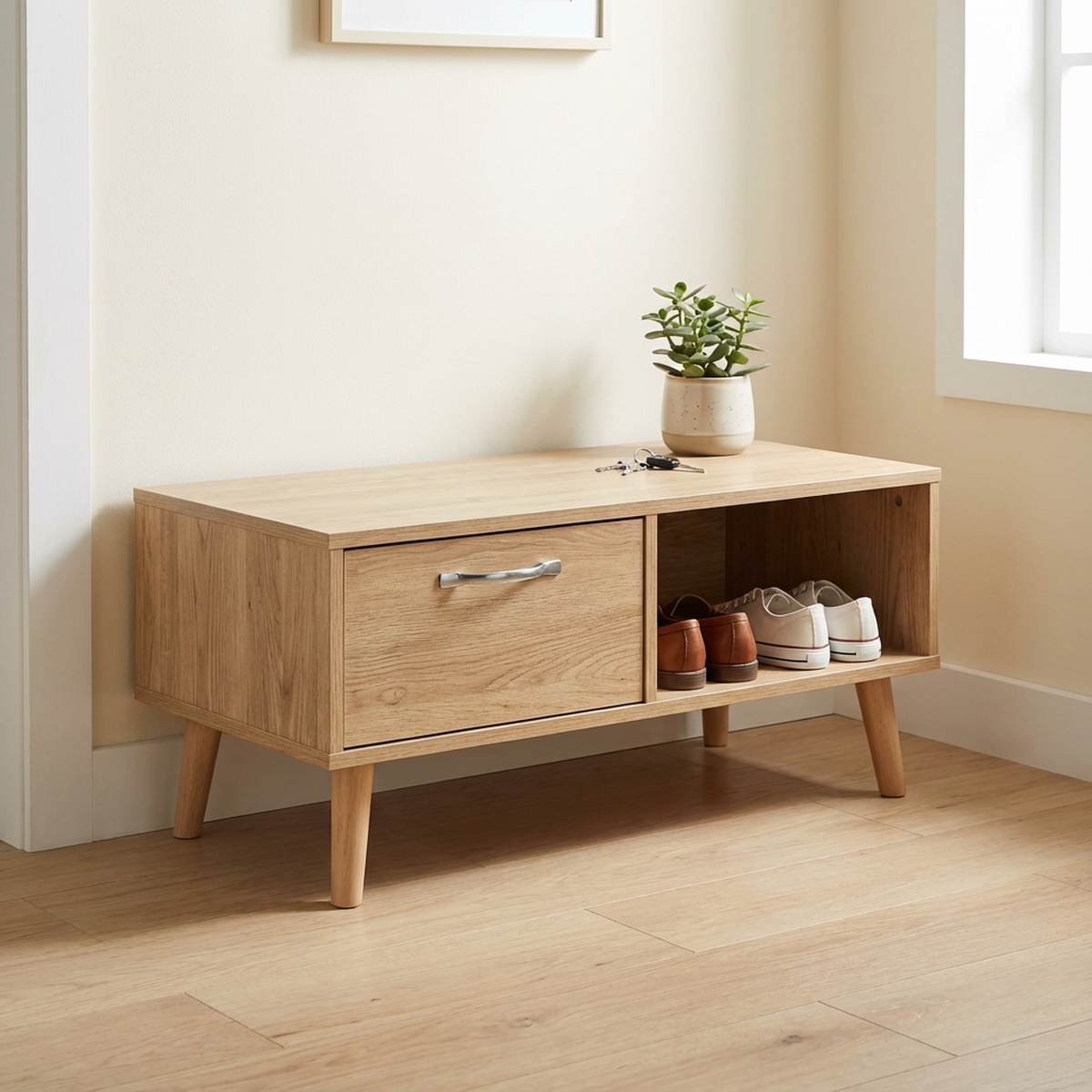 Table basse moderne avec tiroir