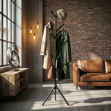 Porte-Manteau sur Pied Design -  Noir et Blanc