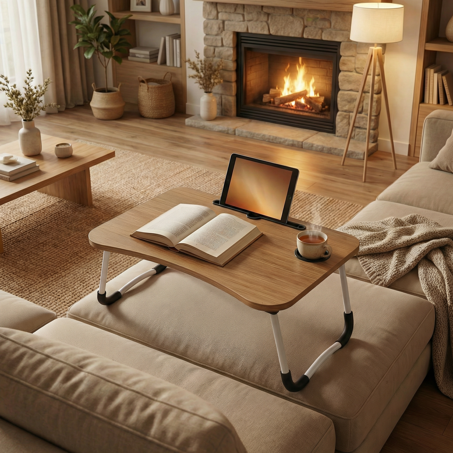 Table de Lit Pliante pour Ordinateur Portable