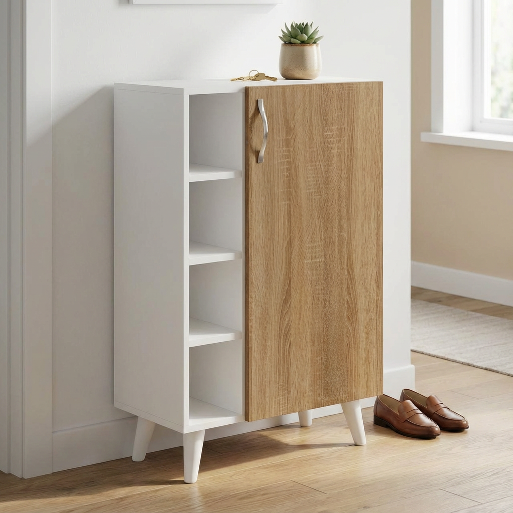Meuble d'Entrée avec un port de rangement et desgin décoratif p6