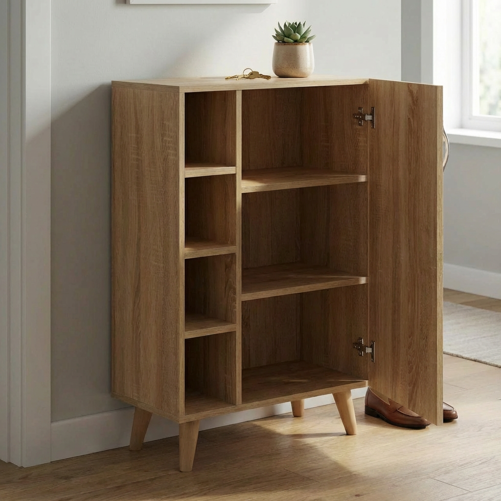 Meuble d'Entrée avec un port de rangement et desgin décoratif p10