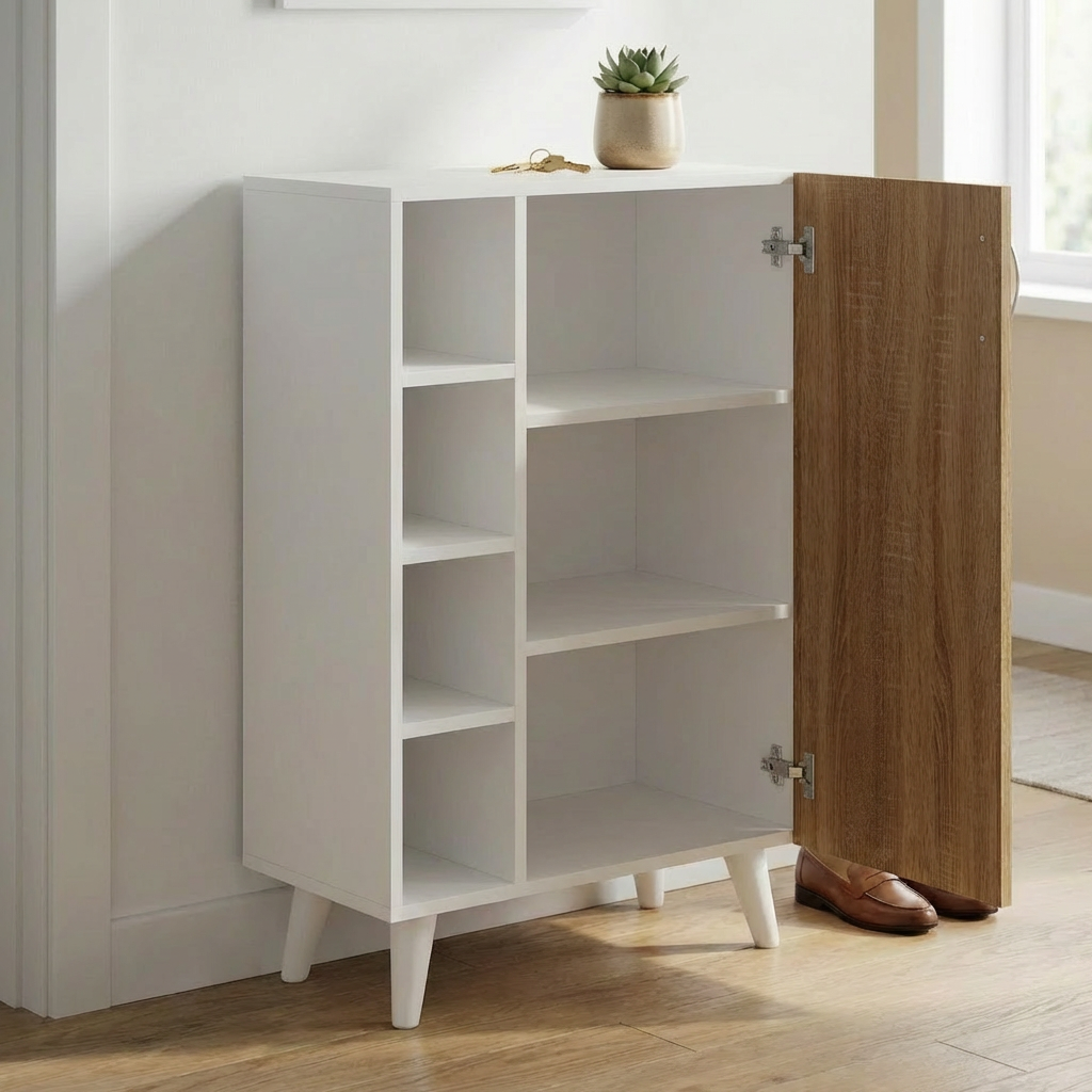 Meuble d'Entrée avec un port de rangement et desgin décoratif p6