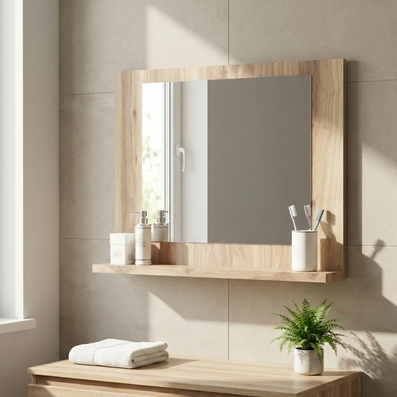 Miroir de Salle de Bain Mural