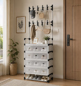 Porte Chaussures-Blanc